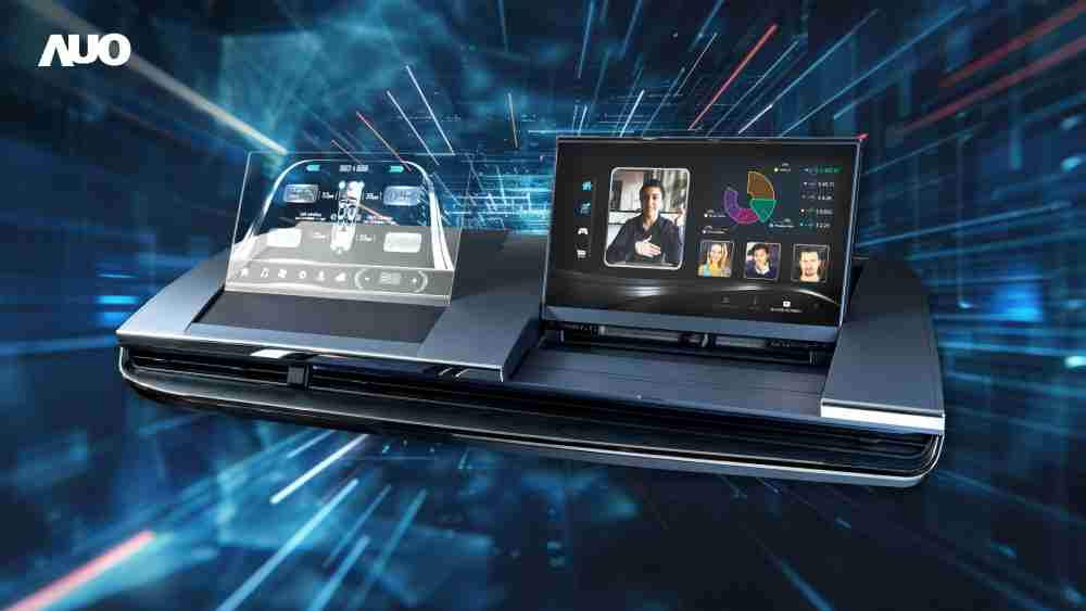 尊龙集团Micro LED Display HMI解决方案打造透明Micro LED前座仪表，，，呈现信息并保留驾驶视野开阔；亦为副驾驶座乘客打造收放自如的Micro LED屏幕，，，在不影响显示质量的前提于显示区内建镜头，，，，让用户能与视讯对象直接眼神接触，，提供绝佳的双向沟通体验